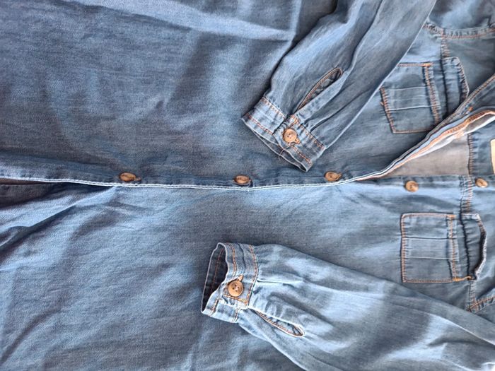 Robe chemise jean 7 ans - photo numéro 7