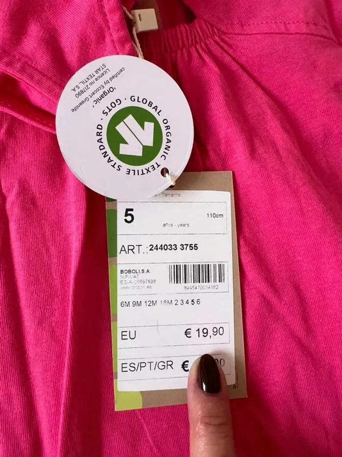 Débardeur neuf Boboli 5 ans Fushia - photo numéro 4