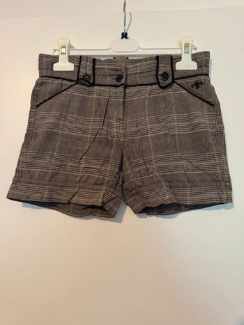 Short à carreaux