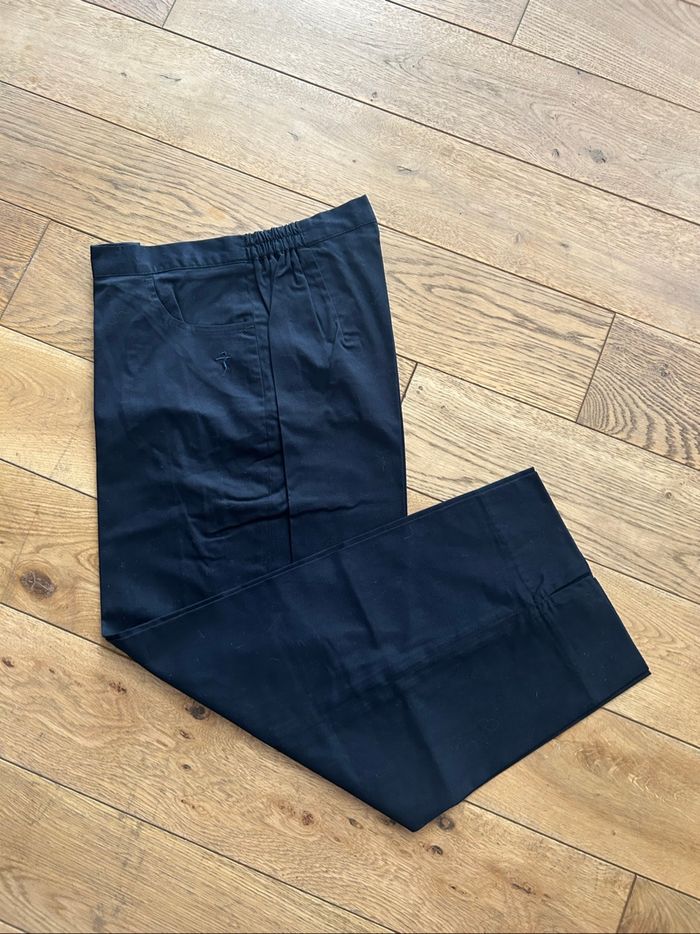 Pantalon 3/4 jambes larges en coton - Griffon - T34 - Parfait état