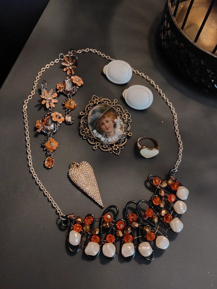 Lot de bijoux vintage et moderne 🌿