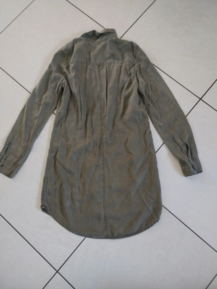Robe chemise kaki taille 34 - photo numéro 3