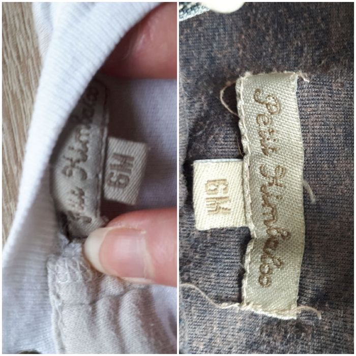 Ensemble salopette t shirt manches longues 6 mois kimbaloo - photo numéro 4