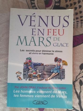 Livre de John Gray "Vénus en feu, Mars de glace", édition Michel Lafon