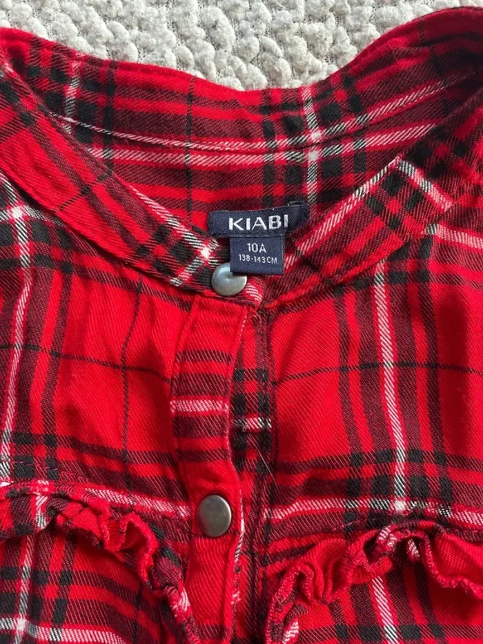 Chemise carreaux fille Kiabi 10 ans - photo numéro 3