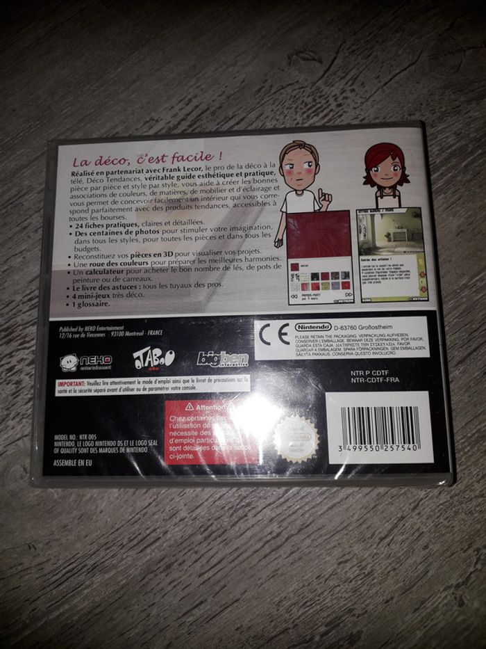 jeux déco tendances nintendo DS neuf sous blister - photo numéro 2