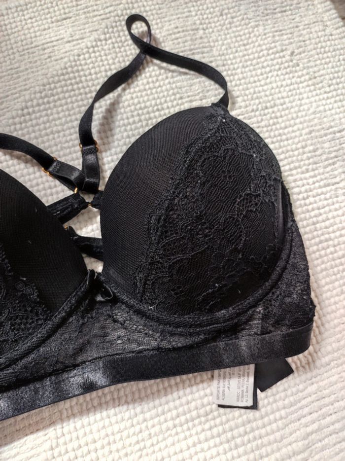 Soutien gorge noir dentelle - photo numéro 2