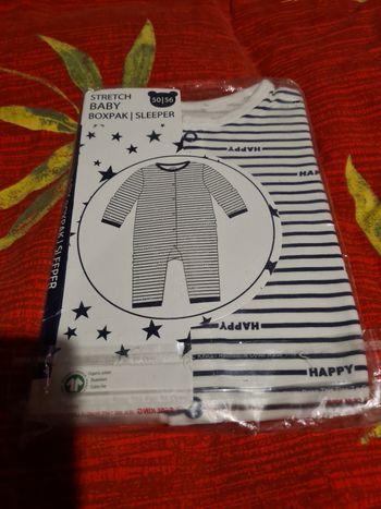 Pyjama sans pied taille 1mois