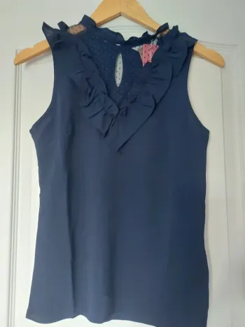 Magnifique débardeur couleur marine