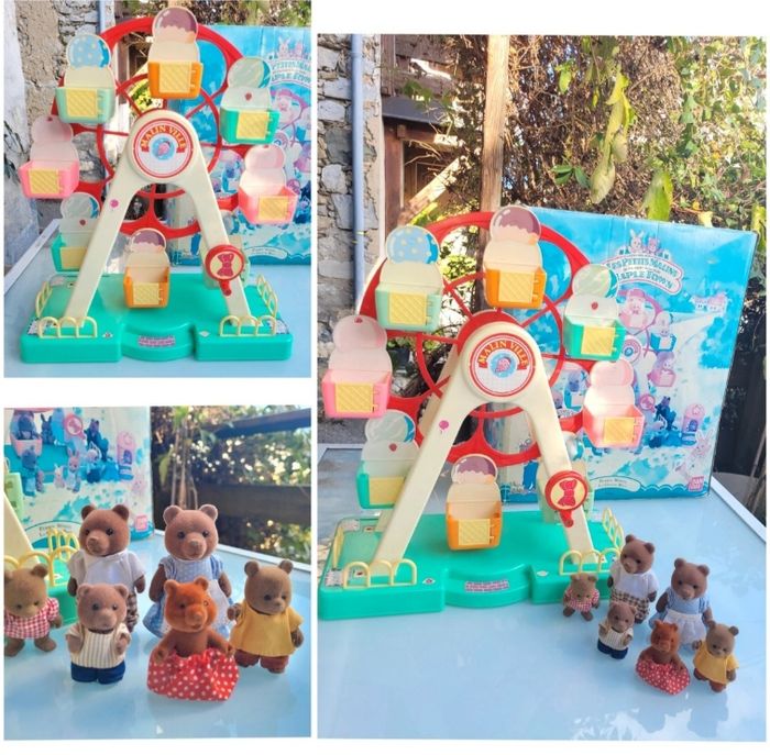 Superbe boite rare, ancêtres sylvanian families : Les petits malins 🎡 La grande roue 🎡