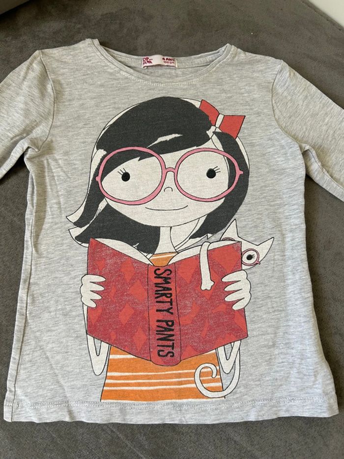 Tee shirt motif fille - photo numéro 2