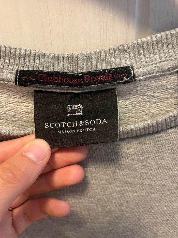 Pull gris taille 12 /13 ans Scotch & Soda - photo numéro 3