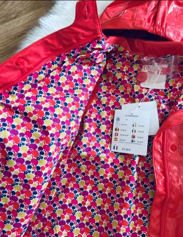 Imperméable Cirée neuf étiquette DPAM 9-12mois - photo numéro 4