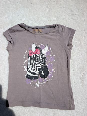 Tee-shirt zébre 24 mois fille