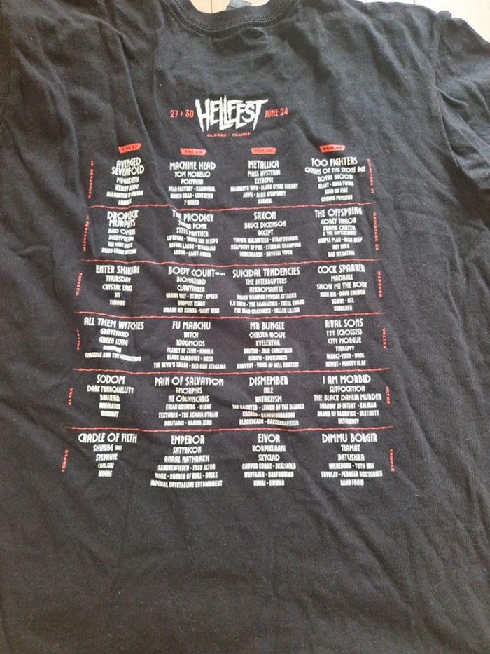 Tee shirt Hellfest 2024 - photo numéro 4