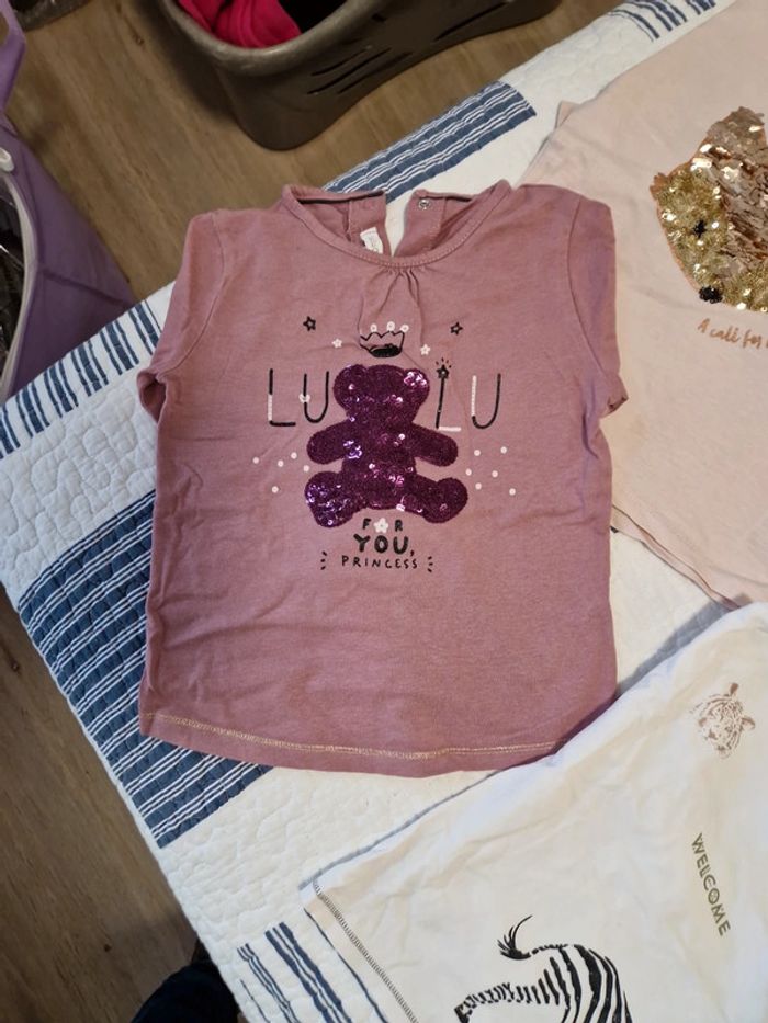 Tee shirts lot fille - photo numéro 2