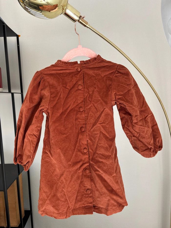 Jolie robe effet velours - 24 mois - photo numéro 2
