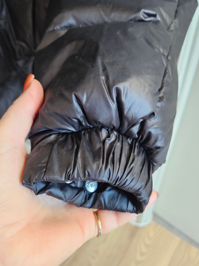 Doudoune noire brillante - photo numéro 2