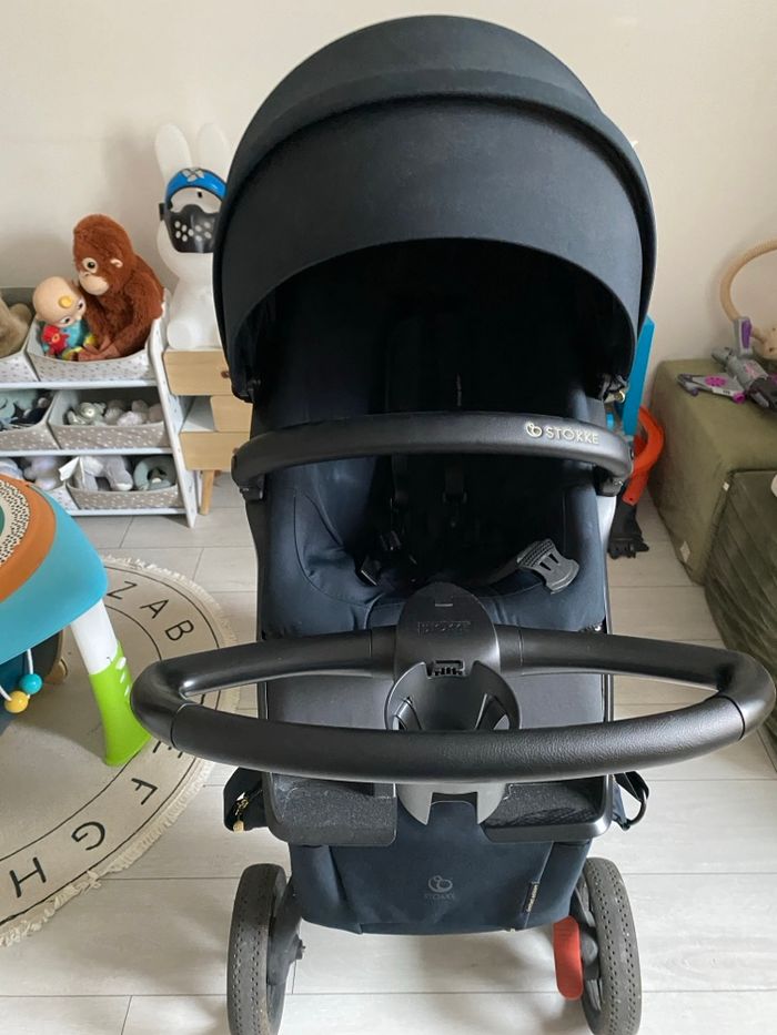 ✨ Poussette Premium Stokke Xplory X- Édition Limitée Gold/Black (Avec Nacelle) - photo numéro 9