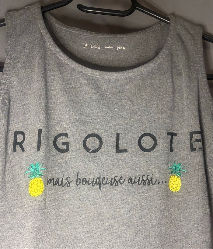 Tee-shirt gris et multicolore »Gémo »rigolote - photo numéro 2