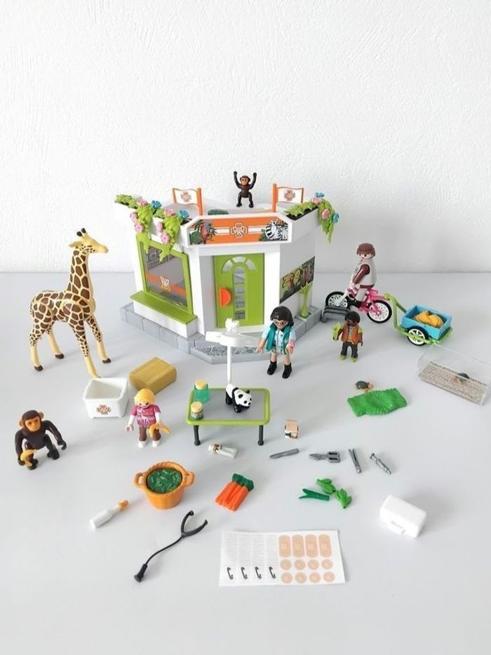 PLAYMOBIL Vétérinaire du Zoo Animaux 🦒 - photo numéro 1