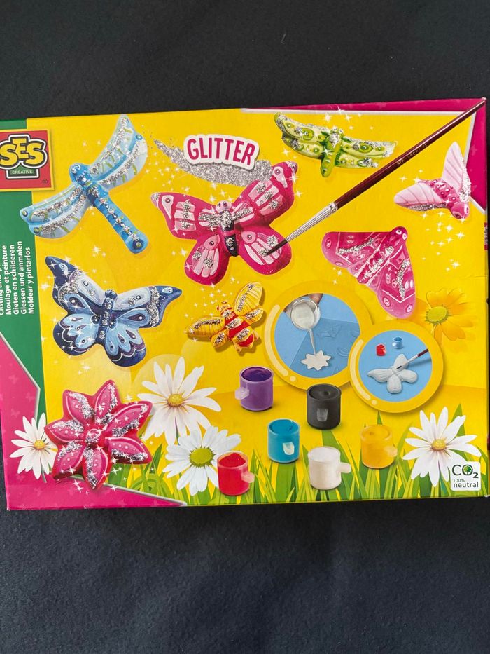 Ses-Ensemble de Moulage et Peinture Papillon pour Enfants 01131 - photo numéro 2