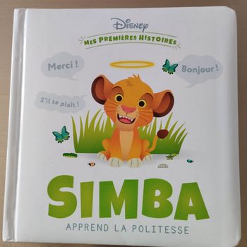 Livre enfant Disney baby mes premières histoires Simba le roi lion