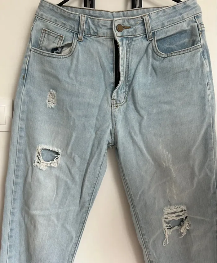 Jean boyfriend femme taille M shein - photo numéro 3