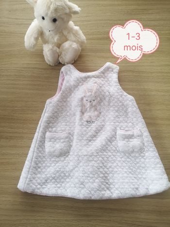 Robe molletonnée grise claire