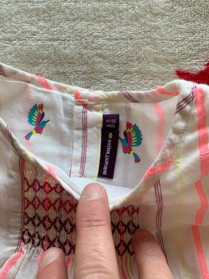 Ensemble Blouse Et Jupe Short Sergent Major Multicolore 3 Ans - photo numéro 3