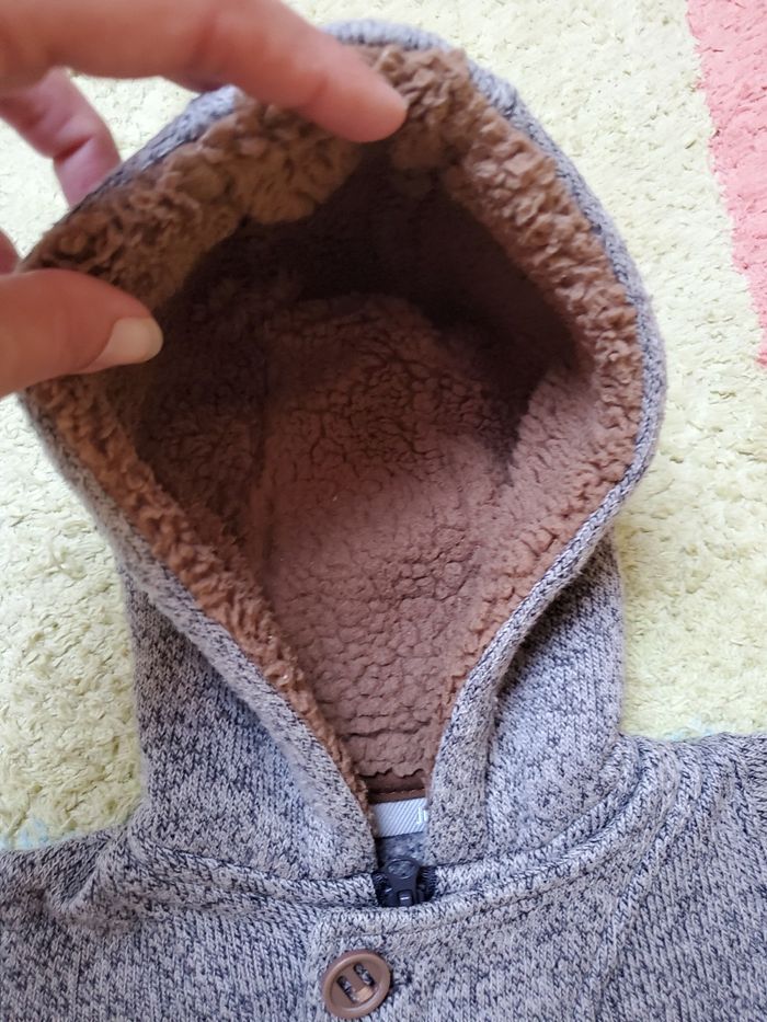 Veste à capuche chaude - 6 mois - TBE - JBC - photo numéro 6