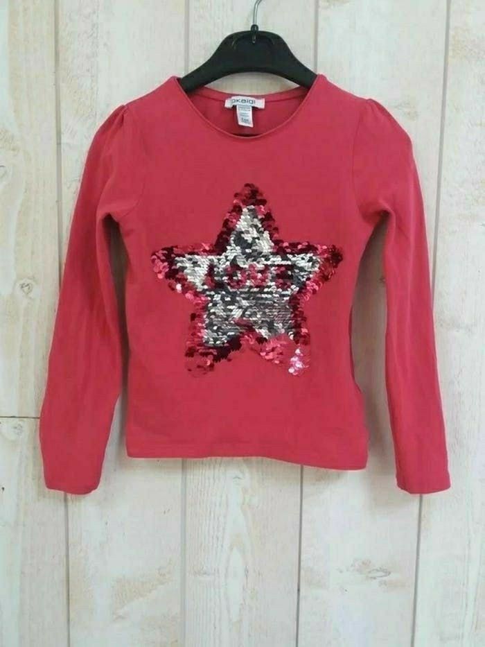 Lot tee-shirt manches longues fille 6 ans - photo numéro 2