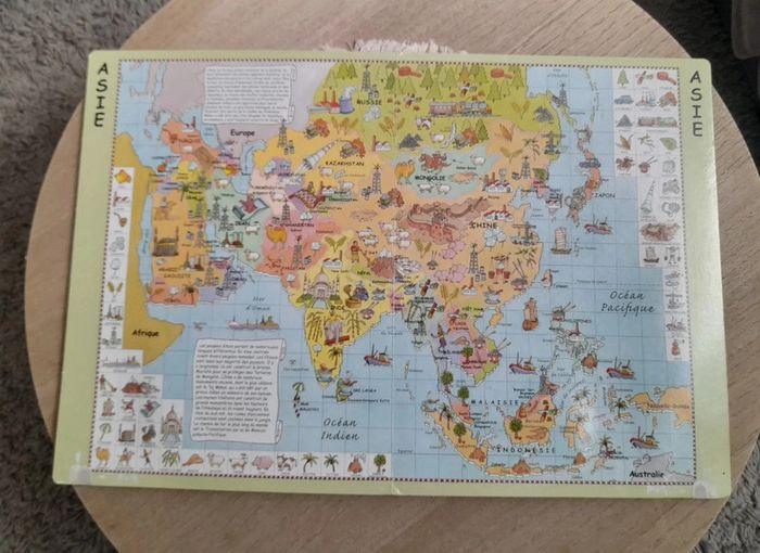 Livre Atlas enfant XL Vintage - photo numéro 4