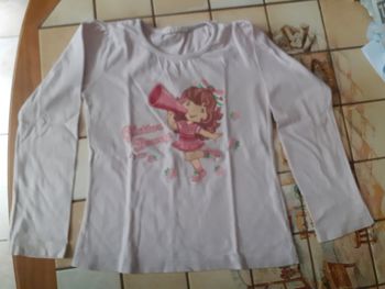 Sweet rose clair motif Charlottevaux fraises