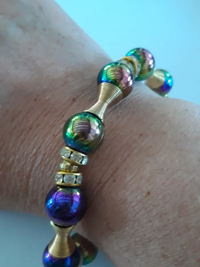 Bracelet fantaisie élastique original - photo numéro 4