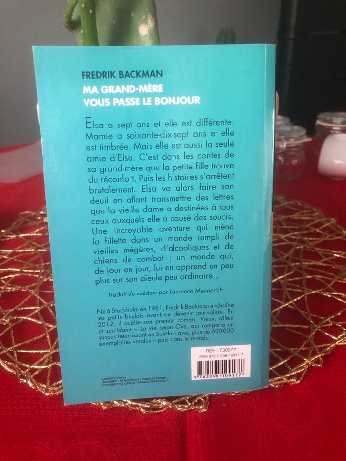 Ma grand mère vous passe le bonjour - Frederik Backman - photo numéro 2