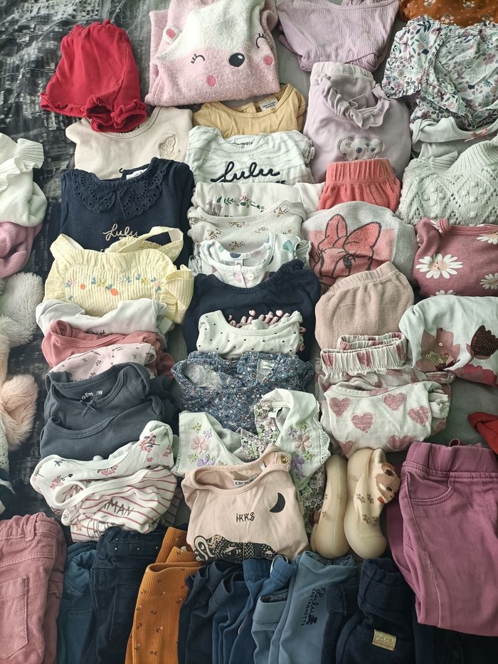Lots vêtements habits 18 mois fille - photo numéro 3
