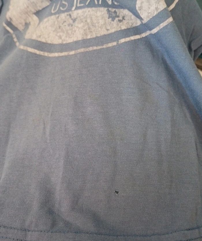 T-shirt bleu fille 8 ans - photo numéro 3