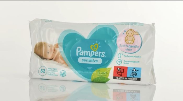 12 paquets de lingettes pampers sensitive - photo numéro 2