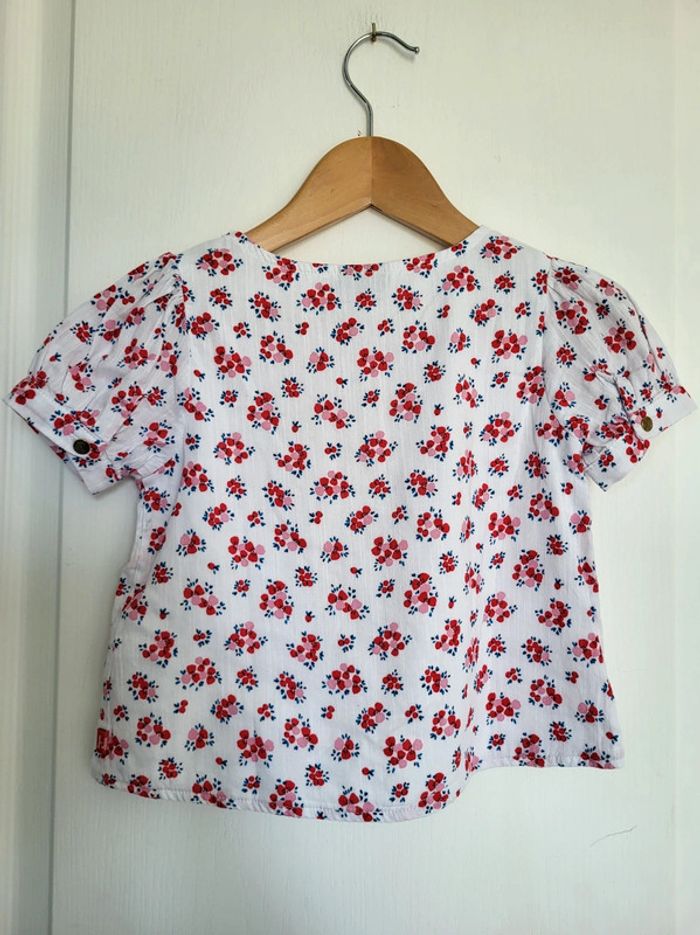 Blouse manche courte imprimé fleur 🌸 sergent major - photo numéro 5