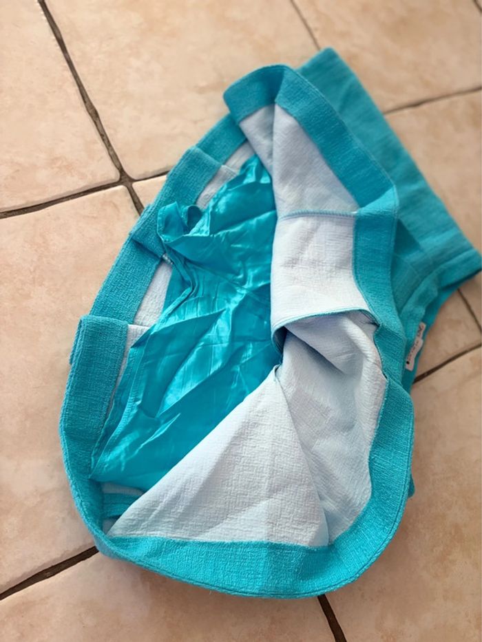 Jupe short Zara - bleu vif - en très bon état - taille S/36 - - photo numéro 3