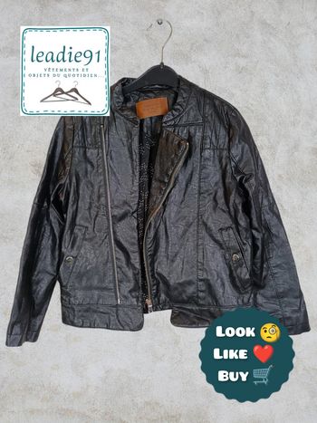 veste cuir Zara Girls fille 9 ans