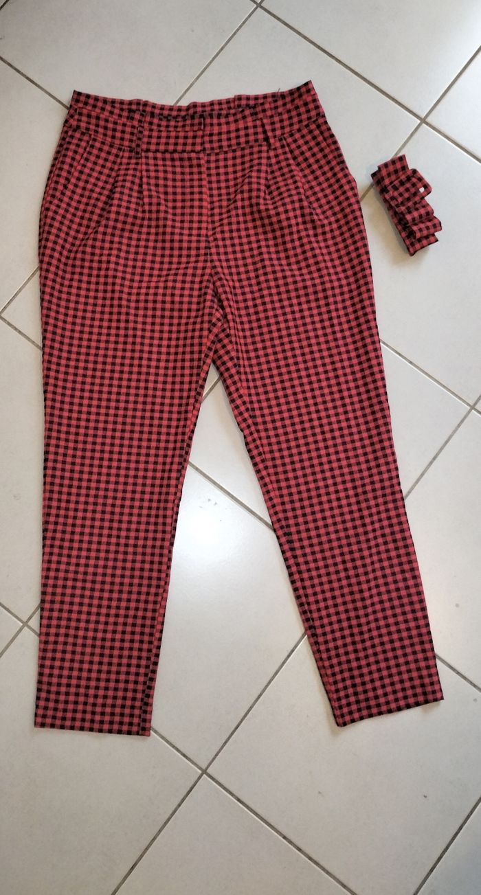 Pantalon taille haute