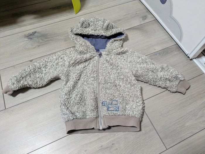 Veste chaude lupilu grise 24 mois