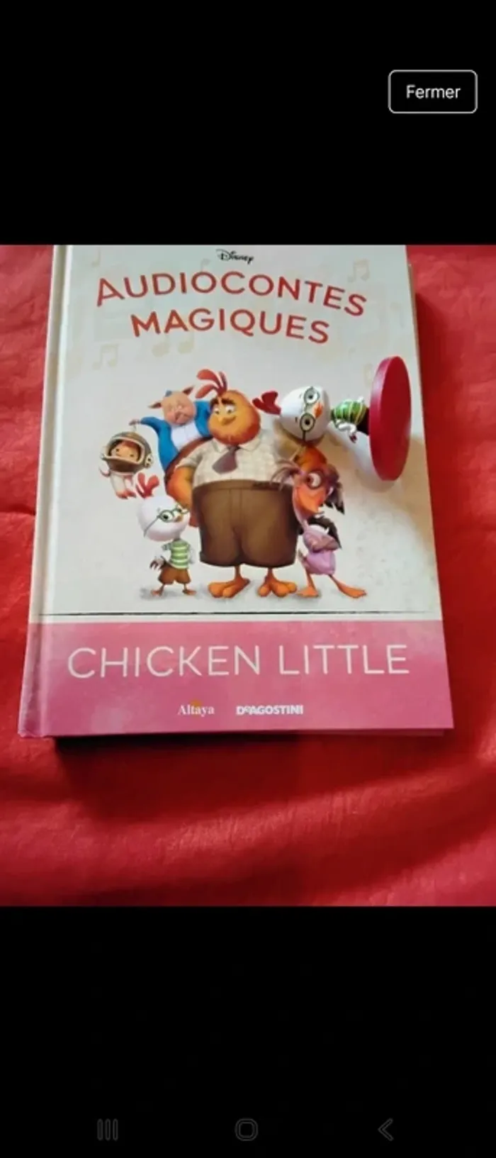 Livre+Figurine 73  audioconte magique altaya deagostini disney magic audio conte compte
