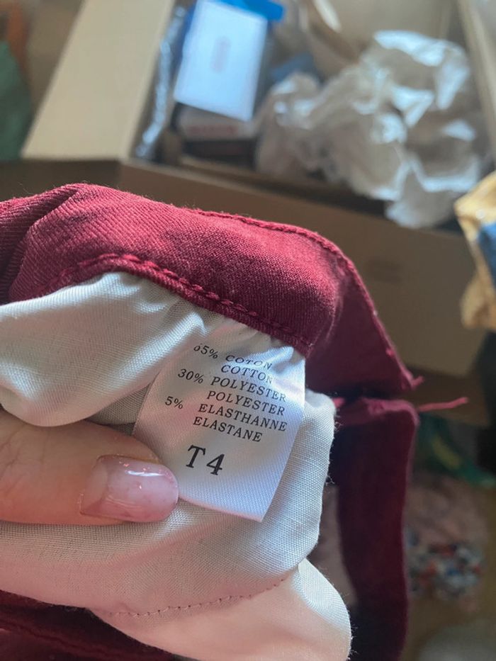 Pantalon slim taille 42 avec élasthane - photo numéro 8