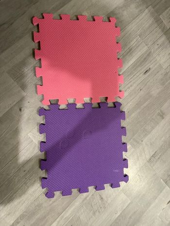 Tapis éveil 4 rose / 4 violet 