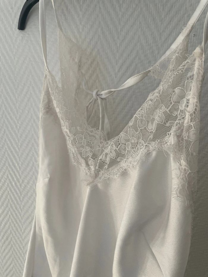 Top dentelle blanc - photo numéro 3