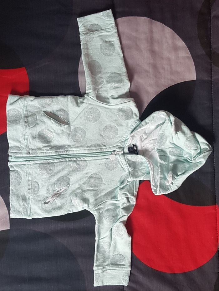 Veste jogging fille 6 mois