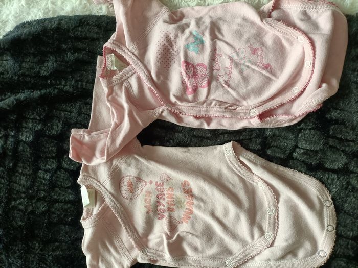 Lot de bodies manche longue naissance - photo numéro 2